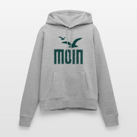 Moin - Frauen Premium Hoodie - Grau meliert