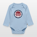 Strandkind Original - Baby Bio-Langarm-Body - Hellblau