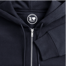 Gestickte Möwe - Frauen Premium Kapuzenjacke - Navy