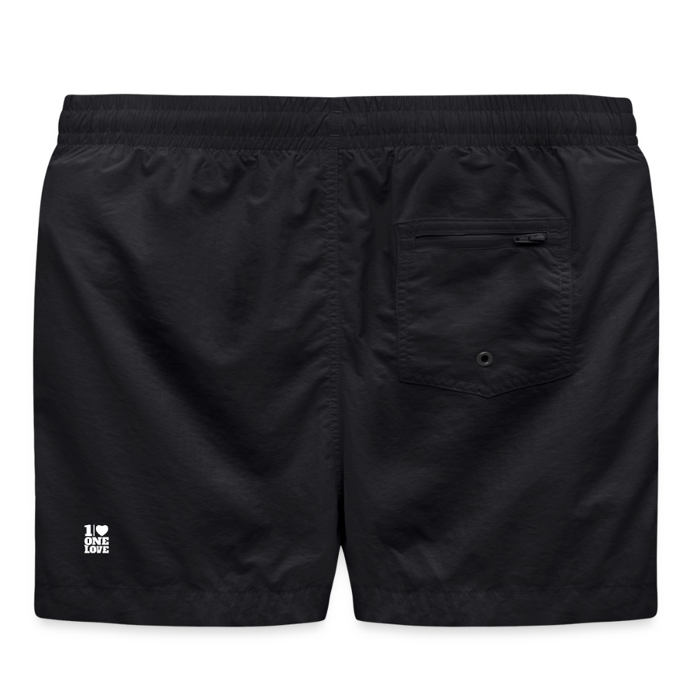 F**k You Möwe - Badeshorts - Schwarz