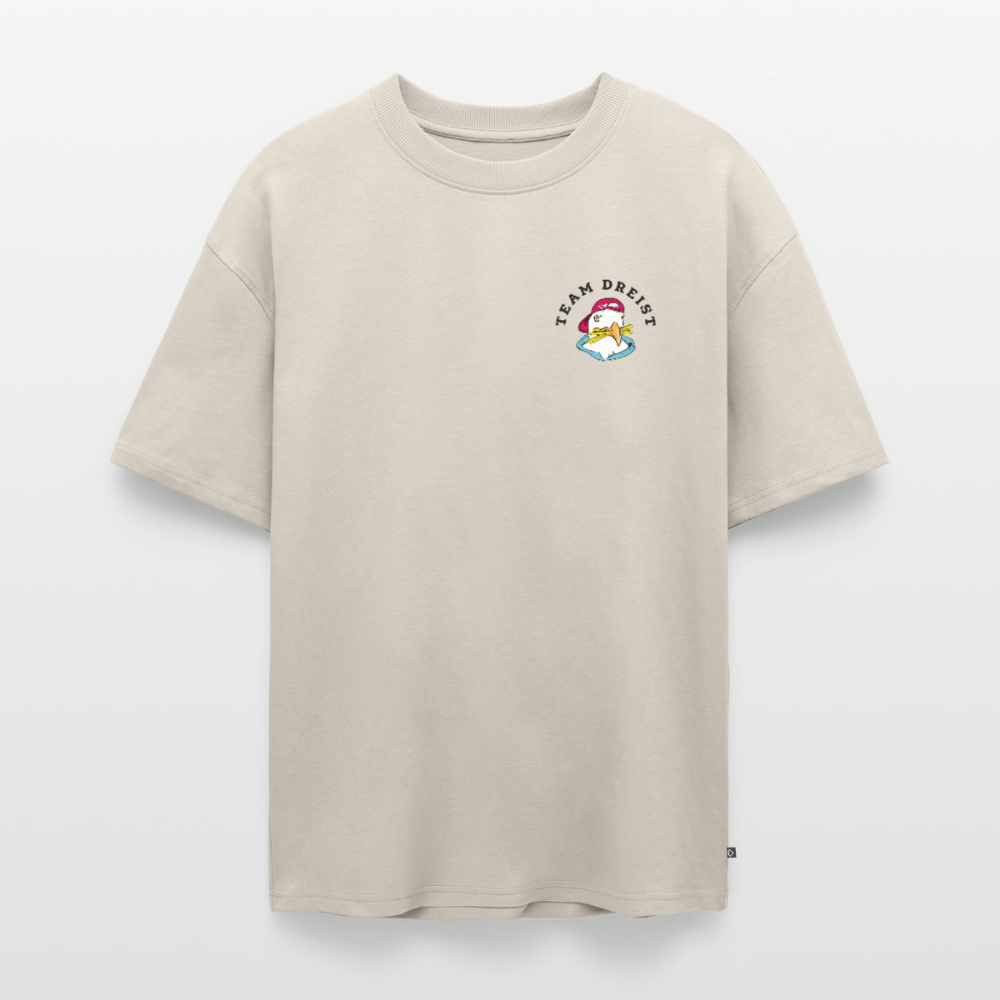 Team Dreist - Unisex Premium Oversized Bio T-Shirt - Beige