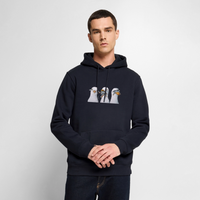 Drei Weise Möwen - Unisex Premium Hoodie - Navy