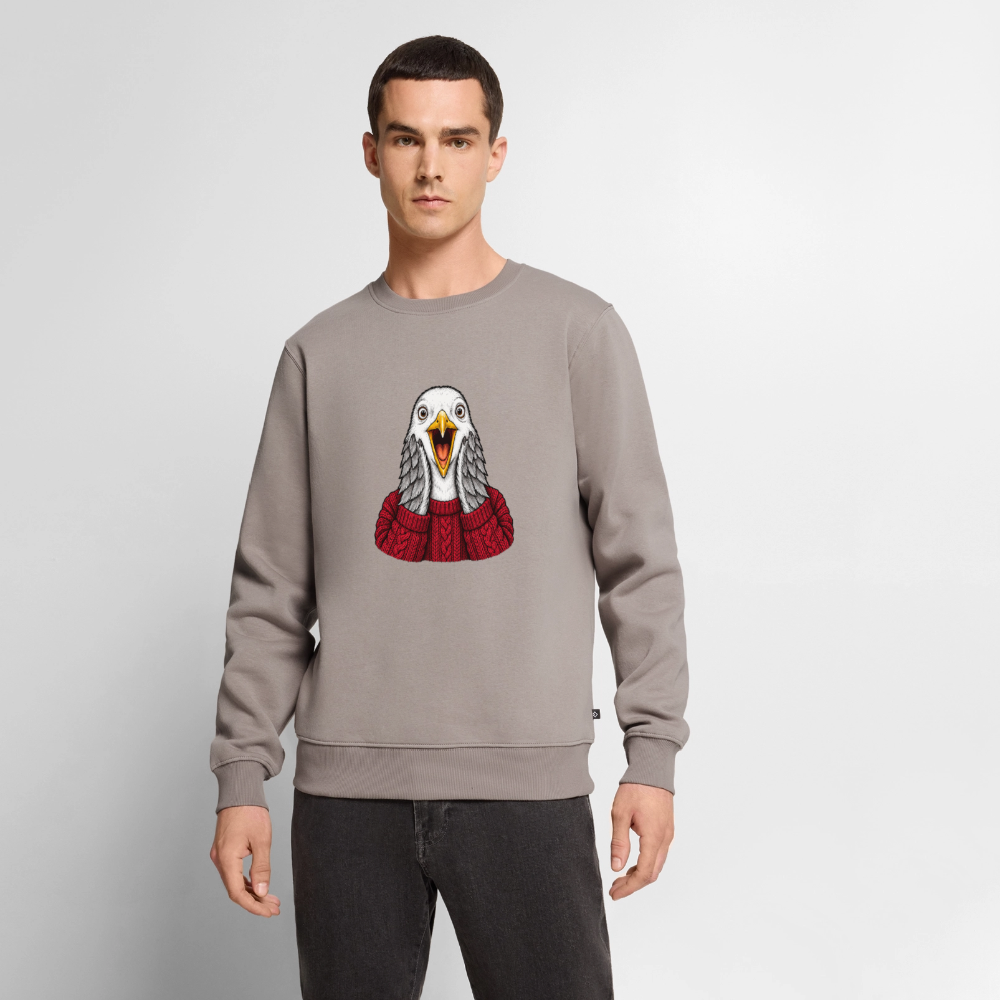 Möwe allein Zuhaus - Unisex Premium Pullover - Taupe