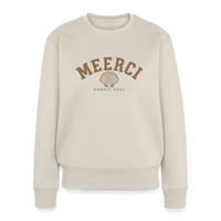 MEERCI Nordic Soul - Frauen Premium Pullover - Beige