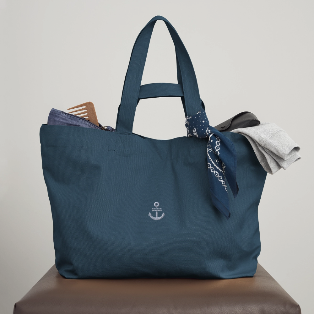 Anker - Recycelte Shopping Bag - Tiefes Teal 