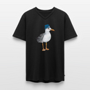 Hauk Original - Männer Bio-T-Shirt mit V-Ausschnitt - Schwarz