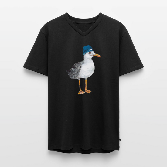 Hauk Original - Unisex T-Shirt mit V-Ausschnitt