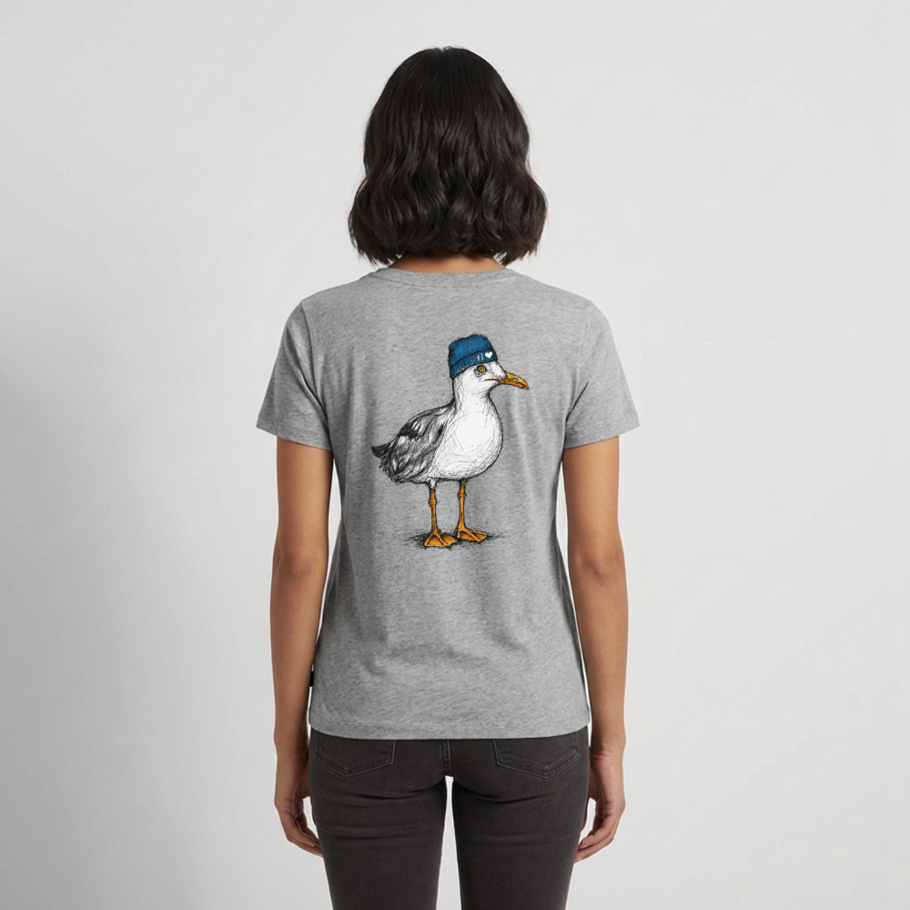 Original Hauk - Frauen Premium T-Shirt - Grau meliert