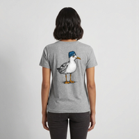 Original Hauk - Frauen Premium T-Shirt - Grau meliert