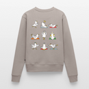 Yoga Möwen - Frauen Premium Pullover - Taupe