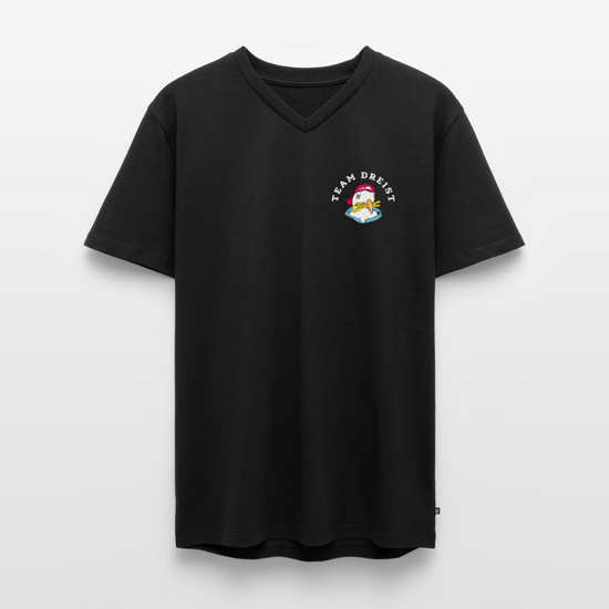 Team Dreist - Unisex T-Shirt mit V-Ausschnitt