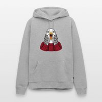 Möwe allein Zuhause - Unisex Premium Hoodie - Grau meliert