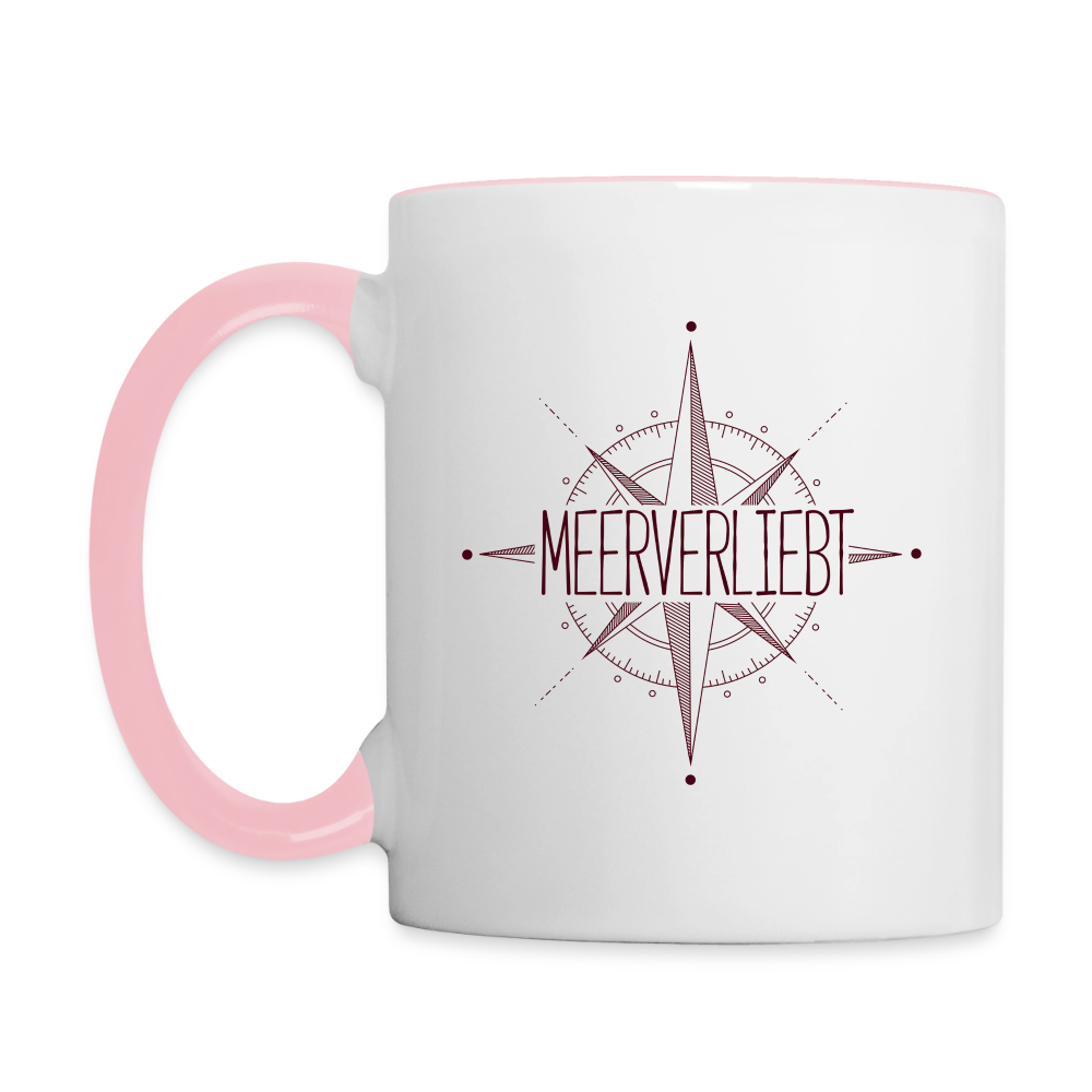 Nordkurs - Tasse zweifarbig - Weiß/Pink