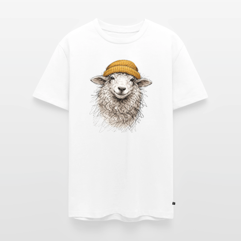 Schaf - Unisex Premium T-Shirt - Weiß