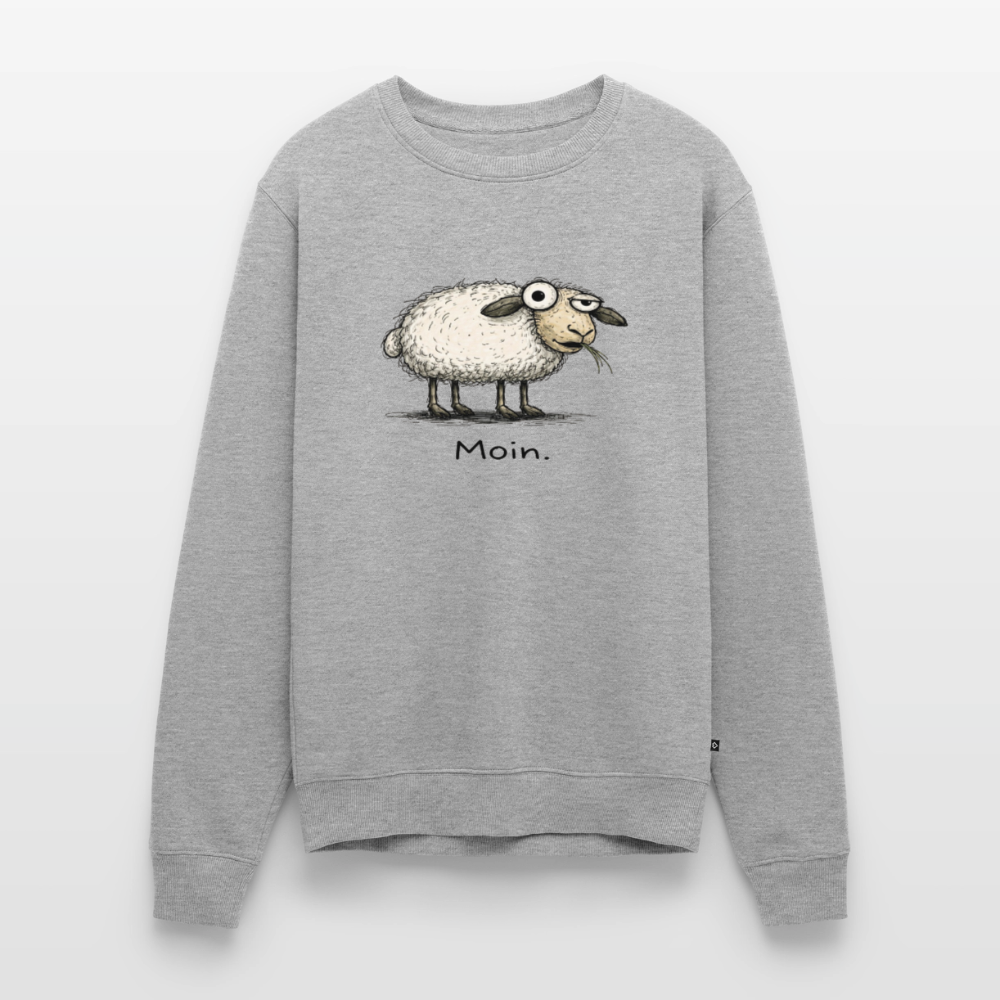 Moin Schaf - Unisex Premium Pullover - Grau meliert