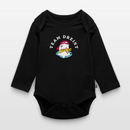 Team Dreist - Baby Bio-Langarm-Body - Schwarz