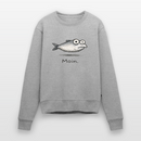 Moin Fisch - Frauen Premium Pullover - Grau meliert