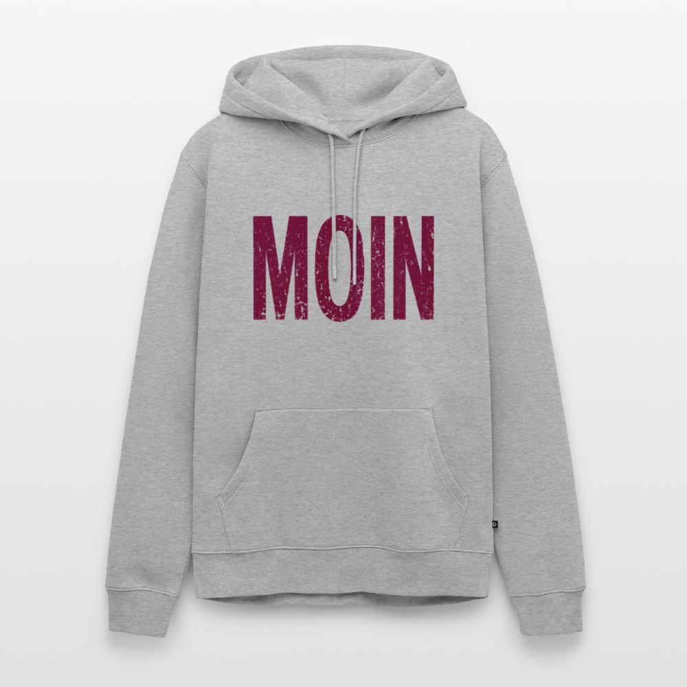 Moin - Unisex Premium Hoodie - Grau meliert