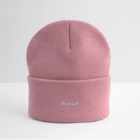 Moin - Bestickte Wintermütze - Rosa