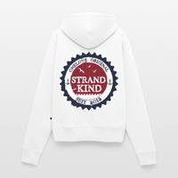 Strandkind Original - Frauen Premium Kapuzenjacke - Weiß
