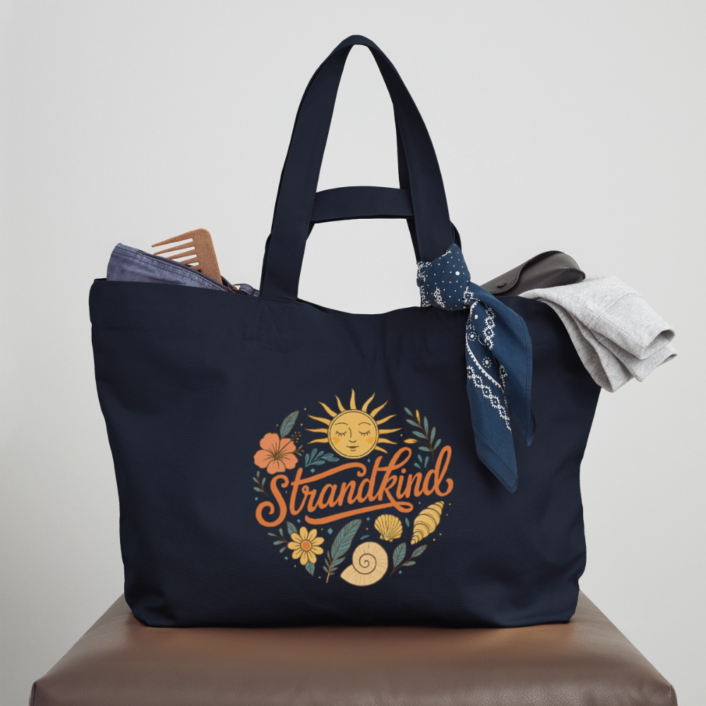 Strandkind - Recycelte Shopping Bag - Navy