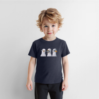 Drei Weise Möwen - Kinder Premium T-Shirt - Jeansblau 