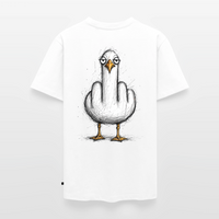 F**k You Möwe - Unisex Premium T-Shirt - Weiß