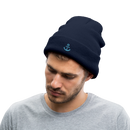 Anker - Bestickte Wintermütze - Navy