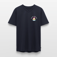 Team Dreist - Männer Bio-T-Shirt mit V-Ausschnitt - Navy