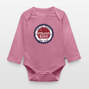 Strandkind Original - Baby Bio-Langarm-Body - Mauve