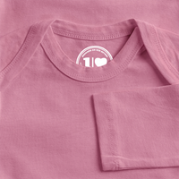Team Dreist - Baby Bio-Langarm-Body - Mauve