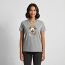 Schaf - Frauen Premium T-Shirt - Grau meliert