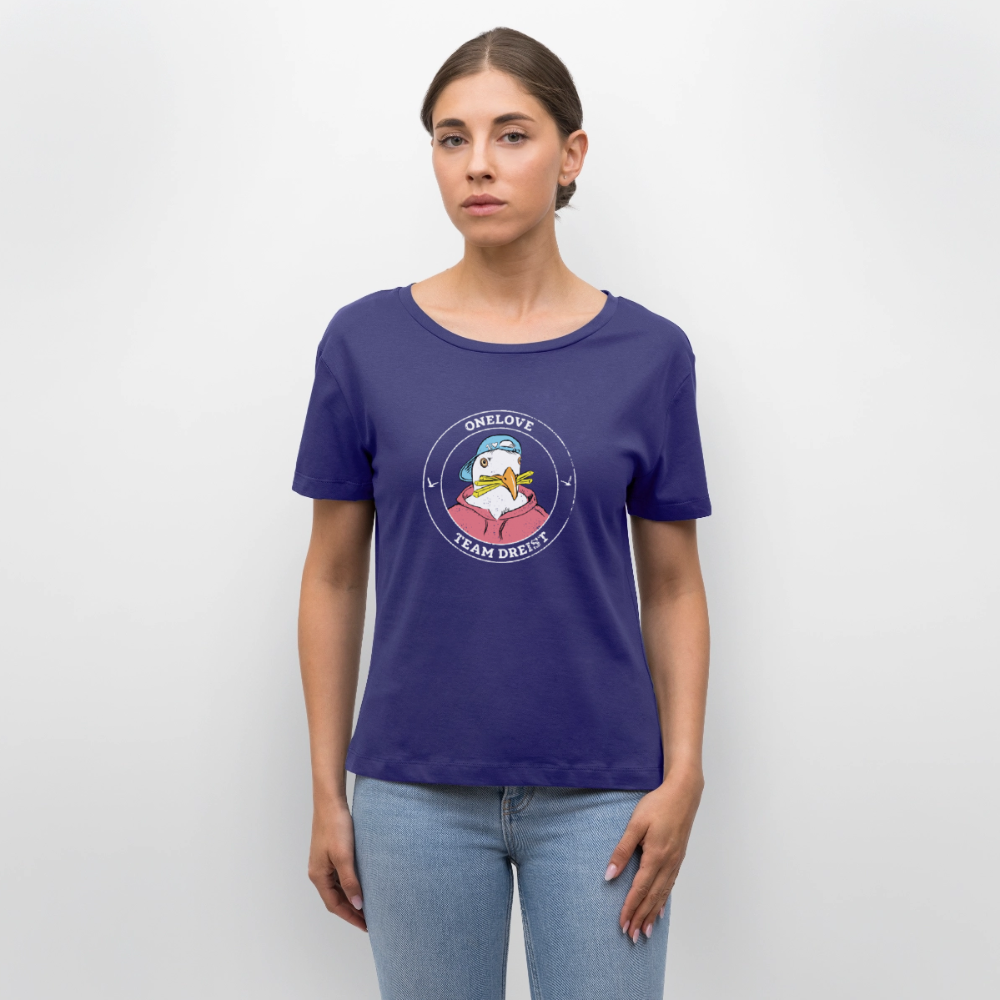 Team Dreist -  Relaxed Frauen Bio-T-Shirt - Dämmerung