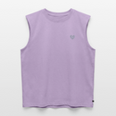 Wellenherz - Frauen Organic Sleeveless T-Shirt - Lavendel