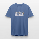 Drei weise Möwen - Unisex Premium T-Shirt - Taubenblau