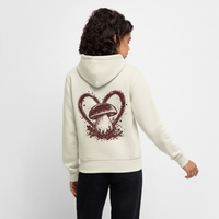 Pilzliebe - Frauen Premium Hoodie - Naturweiß