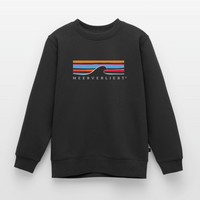 Meerverliebt Welle - Kinder Premium Pullover - Schwarz