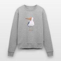 Eisvogel - Frauen Premium Pullover - Grau meliert