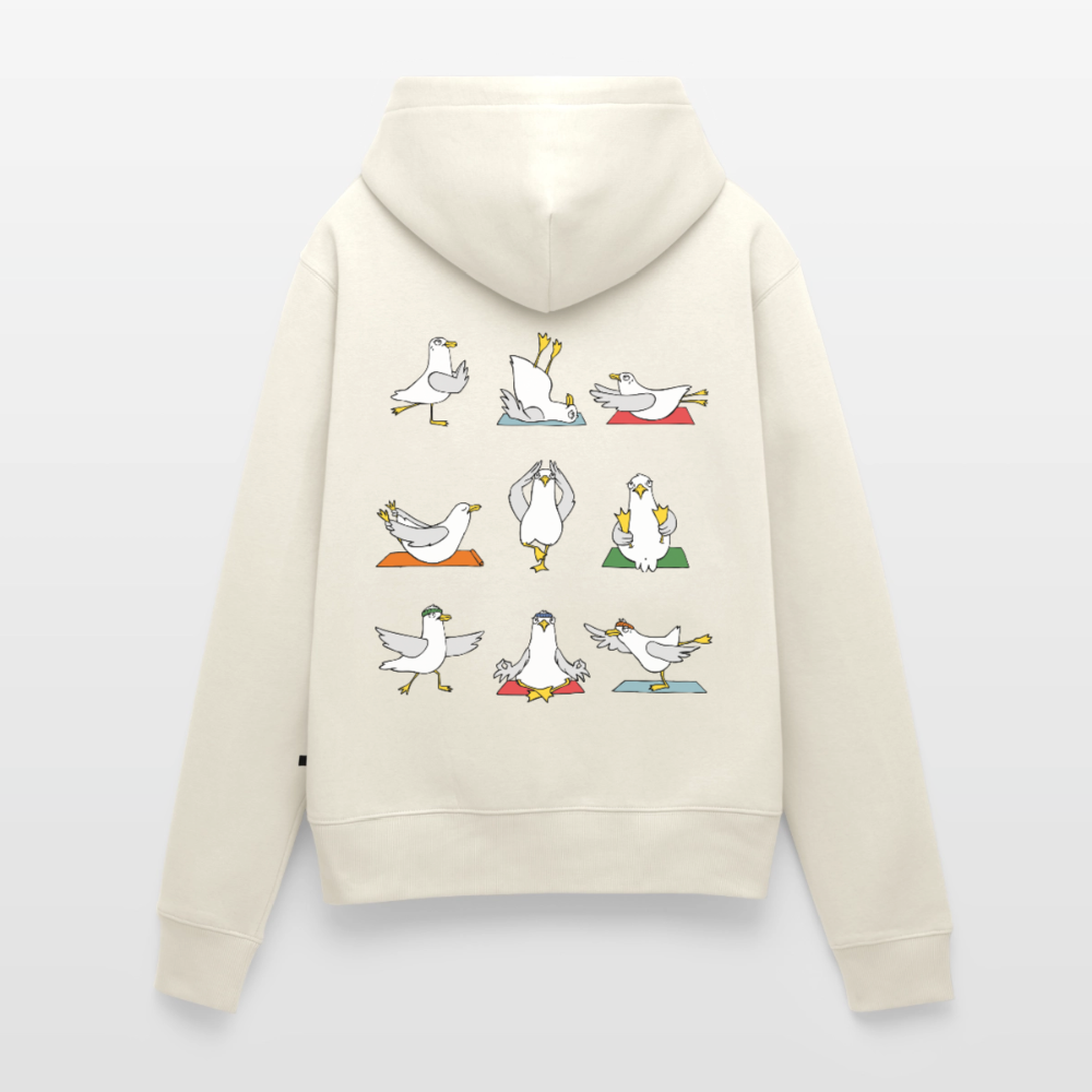 Yoga Möwen - Frauen Premium Hoodie - Naturweiß