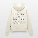 Yoga Möwen - Frauen Premium Hoodie - Naturweiß