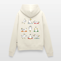 Yoga Möwen - Frauen Premium Hoodie - Naturweiß