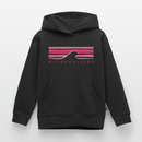 Meerverliebt Welle - Kinder Premium Hoodie - Schwarz