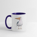 Eisvogel - Tasse zweifarbig - Weiß/Kobaltblau