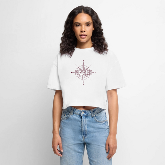 Nordkurs - Frauen Oversized Cropped T-Shirt