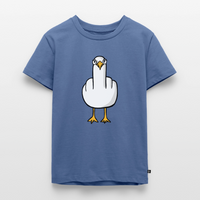 F**k You Möwe - Kinder Premium T-Shirt - Taubenblau
