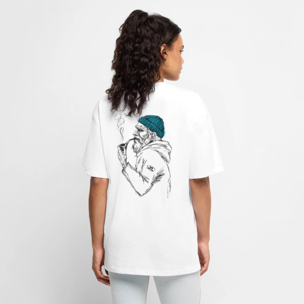 Skipper - Unisex Premium Oversized Bio T-Shirt - Weiß