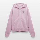 Gestickte Möwe - Frauen Premium Kapuzenjacke - Altrosa