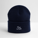 Meerverliebt - Bestickte Wintermütze - Navy