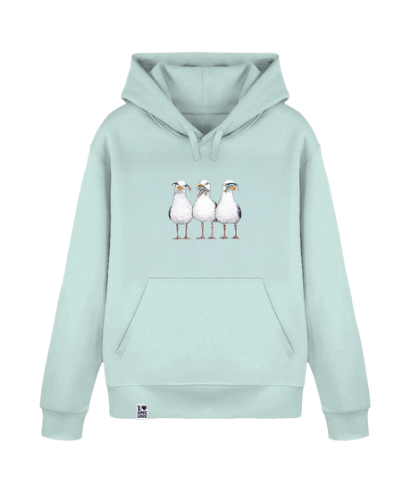 Drei Möwen  - Unisex Hoodie | 100% Bio-Baumwolle