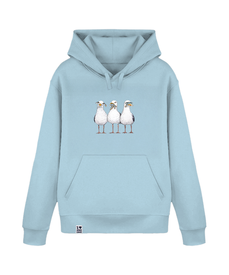Drei Möwen  - Unisex Hoodie | 100% Bio-Baumwolle